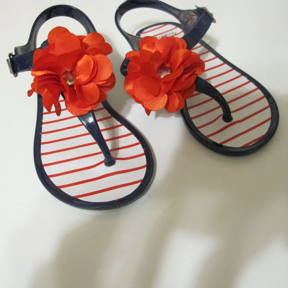 Girls Stepping Stones Open Toe Sandal Shoes Size 8 GUC